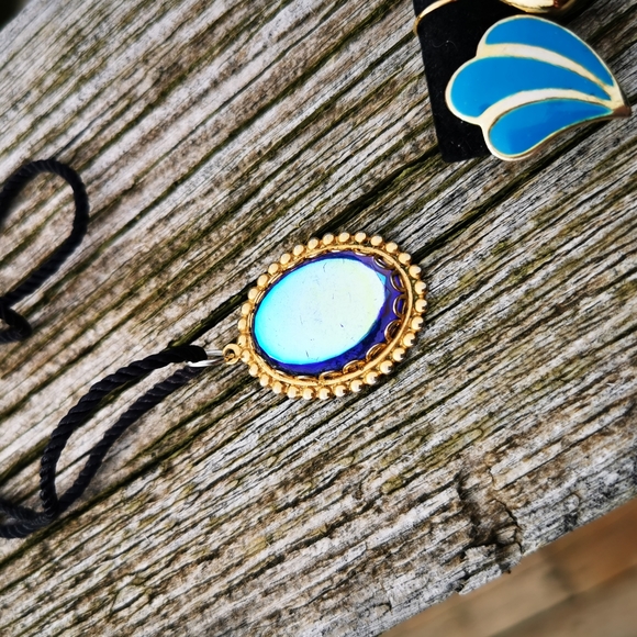 Lot of Jewelry, Trinket Dish, and Trinket ~ 8 Pieces ~ I'm Blue - Picture 11 of 16